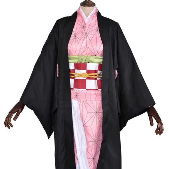 Hot Topic Other - Nezuko Anime Demon Slayer Costume Cosplay MEDIUM NWT